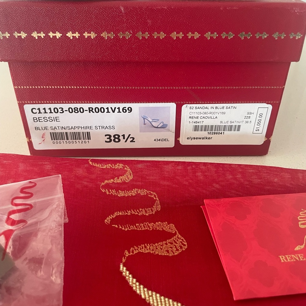 SOLD Rene Caovilla Bessie Crystal Sandals - Picture 11 of 11